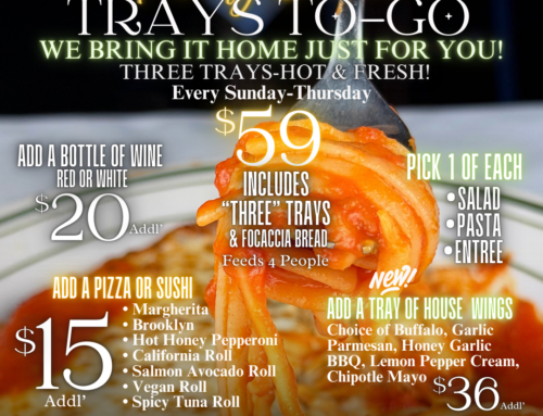 $59 Family Dinner Trays To Go